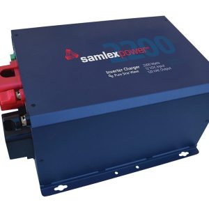 Samlex Amer Power Inverter, Evolution ™, Inverts 9 to 17 Volt DC to 120 Volt AC, 2200 Watts, 18 Ampere Continuous Output – EVO-2212