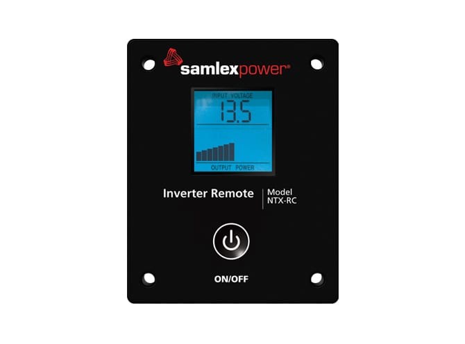 Samlex Amer Power Inverter Remote Control, Ntx Series, For Ntx Series Pure Sine Wave Inverter for Remote Operation and Status Monitoring – NTX-RC