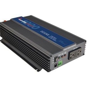 Samlex Amer Power Inverter, Pst Series, Inverts 12 Volt DC to 120 Volt AC, 1000 Watt Continuous Output Power/ 2000 Watt Surge – PST-1000F-12