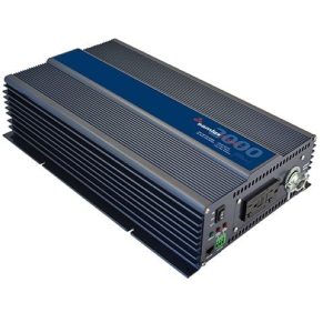 Samlex Amer Power Inverter, Pst Series, Pure Sine Wave, Inverts 12 Volt DC to 120 Volt AC, 2000 Watts, 16.7 Amp, 85 Percent Efficiency – PST-2000-12NR
