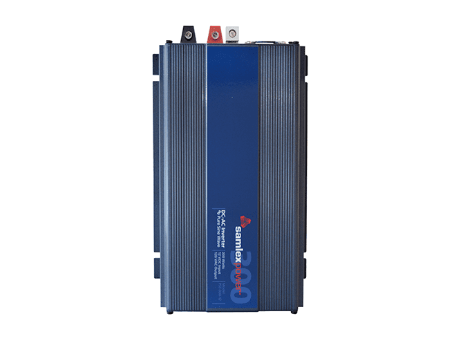 Samlex Amer Power Inverter, Pst Series, Inverts 12 Volt DC to 120 Volt AC, 300 Watt, 2.54 Amp Output, 88 Percent Efficiency – PST-300-12