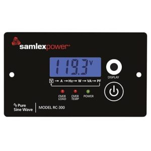 Samlex Amer Power Inverter Remote Control, For Use with Samlex America 3000 Watt Power Inverter Models – RC-300