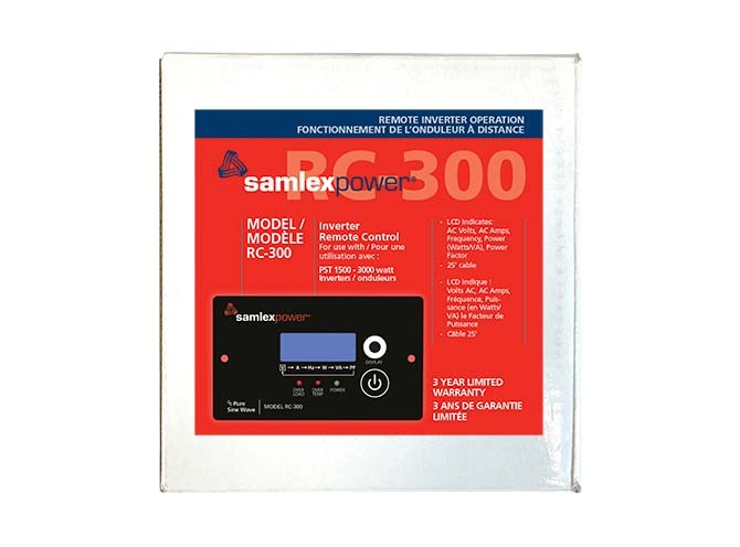 Samlex Amer Power Inverter Remote Control, For Use with Samlex America 3000 Watt Power Inverter Models – RC-300