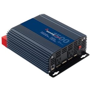 Samlex Amer Power Inverter, Sam Series, Inverts 12 Volt DC to 115 Volt AC, 1500 Watt, 13 Amp Continuous Output, 90 Percent Efficiency – SAM-1500-12