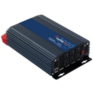 Samlex Amer Power Inverter, Sam Series, Inverts 12 Volt DC to 115 Volt AC, 2000 Watt, 17.4 Amp Continuous Output, 90 Percent Efficiency – SAM-2000-12