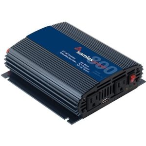 Samlex Amer Power Inverter, Sam Series, Inverts 12 Volt DC to 115 Volt AC, 800 Watt, 80 Amp Continuous Output, 90 Percent Efficiency – SAM-800-12