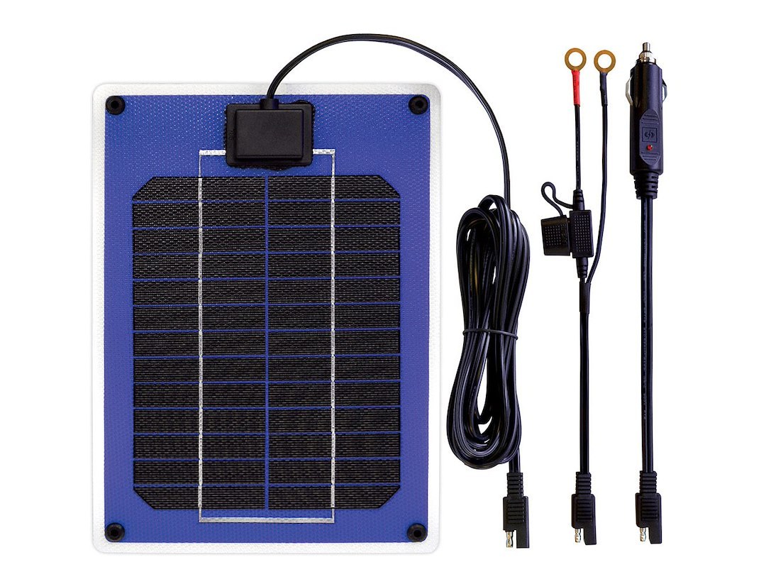 Samlex Amer Battery Charger, Suncharger, For 12 Volt Batteries, 4.8 Watt Solar Panel Charger, Solar Power Supply, 0.30 Amp Charging Current – SC-05