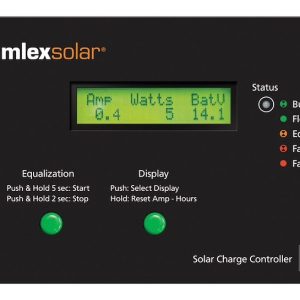 Samlex Amer Battery Charger Controller, Use with 12 Volt/24 Volt DC Lead-Acid Flooded/ AGM/ Gel Cell and Nicad Batteries – SCC-30AB