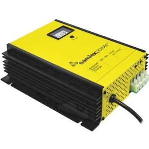 Samlex Amer Battery Charger, For 12 Volt Batteries, 3 Bank Charger, 120 Volt/ 230 Volt AC User Selectable Power Supply – SEC-1230UL