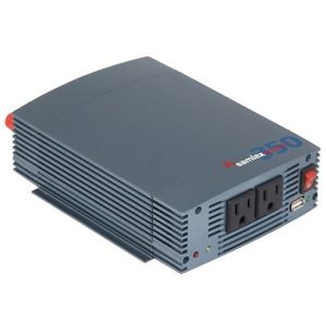 Samlex Amer Power Inverter, Ssw Series, Inverts 10.5/15.3 Volt DC to 115 Volt AC, 350 Watt, 89 Percent Efficiency, With 2 AC Outlets – SSW-350-12A