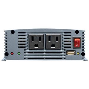 Samlex Amer Power Inverter, Ssw Series, Inverts 10.5/15.3 Volt DC to 115 Volt AC, 350 Watt, 89 Percent Efficiency, With 2 AC Outlets – SSW-350-12A