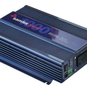 Samlex Amer Power Inverter, Pst Series, Inverts 12 Volt DC to 120 Volt AC, 1000 Watt, 8.5 Amp Output, 88 Percent Efficiency – PST-1000-12HD