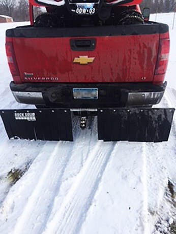 S.solutions Towed Vehicle Shield, Rock Solid, Mounts on Hitch Insert of Most 2 Inch and 2-1/2 Inch Receiver Hitches, 2 Piece Design – 00011