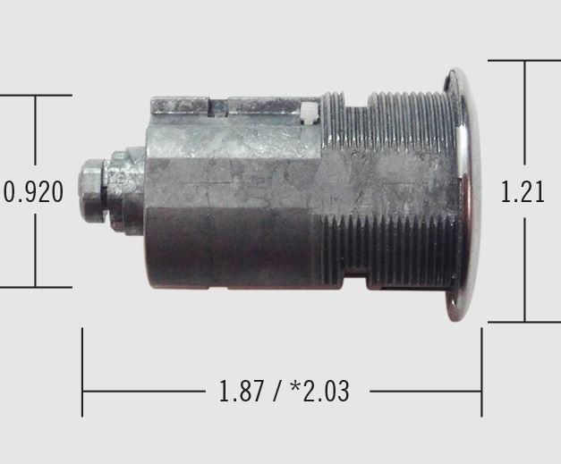 Strattec Sec Tool Box Lock Cylinder, Replacement Lock Cylinder for Bolt Toolbox Latch Retrofit Kit 7022699 – 692916