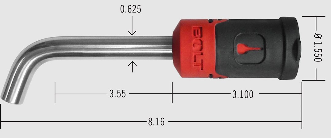 Strattec Sec Trailer Hitch Pin, Bent Pin, 5/8 Inch Diameter, 3.55 Inch Length, For Use with Class III/IV/V Hitch, With Keyed Lock – 7018445