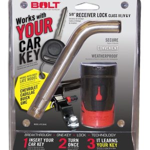 Strattec Sec Trailer Hitch Pin, Bent Pin, 5/8 Inch Diameter, 3.55 Inch Length, For Use with Class III/IV Hitch, With Keyed Lock – 7018446