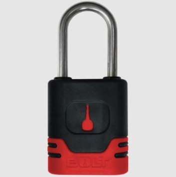 Strattec Sec Padlock, Key Type – Uses Automotive Key, 5/16 Inch Diameter Shackle, 2 Inch Height X 0.95 Inch Width Shackle Clearance – 7023540