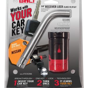 Strattec Sec Trailer Hitch Pin, Bent Pin, 5/8 Inch Diameter, 3.55 Inch Length, For Use with Class III/ IV/ V Hitch, With Keyed Lock – 7023583