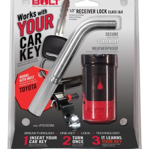 Strattec Sec Trailer Hitch Pin, Bent Pin, 1/2 Inch Diameter, 1.78 Inch Length, For Use with Class I/II Hitch, With Keyed Lock – 7023629