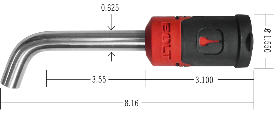 Strattec Sec Trailer Hitch Pin, Bent Pin, 5/8 Inch Diameter, 3.55 Inch Length, For Use with Class III/ IV/ V Hitch, With Keyed Lock – 7032290