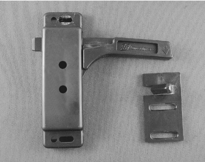 Strybuc Screen Door Latch, For Amerimax Storm Door, Left Hand Opening, Black, Carded, Single – 17-166LHBC
