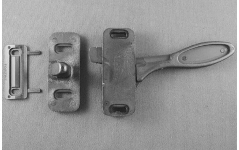Strybuc Screen Door Latch, For Philips Storm Door, Right Hand Opening, Black, Carded, Single – 17-180RHBC
