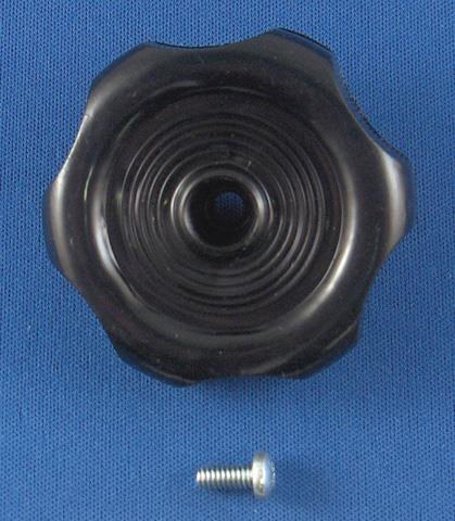 Strybuc Window Crank Knob, For Crank-Out Windows, Round, 5/16 Inch Shaft, Black, Plastic, With Screw, Carded, Single – 743C BLK