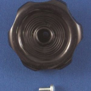 Strybuc Window Crank Knob, For Crank-Out Windows, Round, 5/16 Inch Shaft, Black, Plastic, With Screw, Carded, Single – 743C BLK