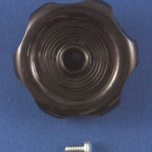 Strybuc Window Crank Knob, For Crank-Out Windows, Round, 7/8 Inch Shaft, Black, Plastic, With Screw, Carded, Single – 743CE BLK
