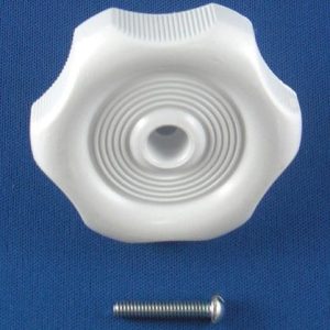Strybuc Window Crank Knob, For Crank-Out Windows, Round, 7/8 Inch Shaft, White, Plastic, With Screw, Carded, Single – 743CE WHT