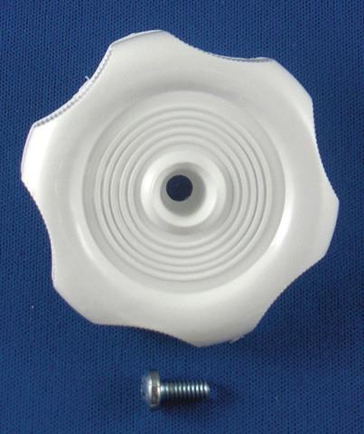 Strybuc Window Crank Knob, For Crank-Out Windows, Round, 5/16 Inch Shaft, White, Plastic, With Screw, Carded, Single – 743C WHT