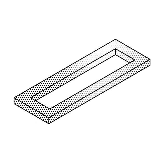 Suburban Manufacturing Furnace Gasket, Furnace Bottom Duct Gasket, Fits Suburban Furnace Sf-Series Except -42, Fiber Glass – 070853