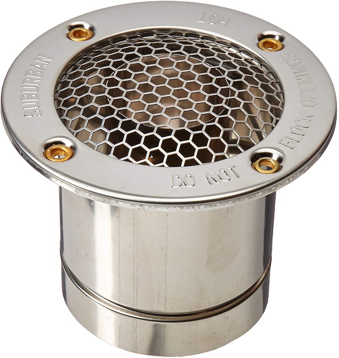Suburban Manufacturing Wall Vent, For 2 to 3 Inch Wall Thickness – 261618
