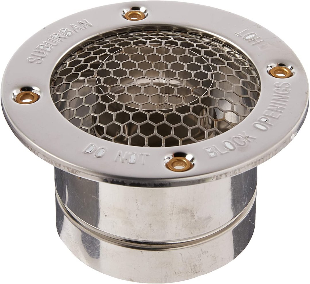 Suburban Manufacturing Wall Vent, For 2 to 3 Inch Wall Thickness – 261618