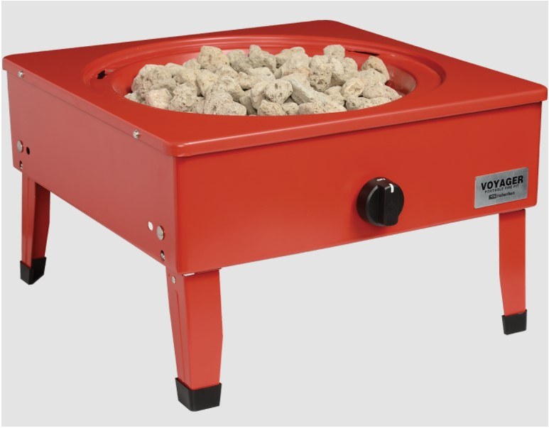 Suburban Manufacturing Fire Pit, Voyager, Use for Backyards/ Patios/ Camping/ Tailgating – 3033A