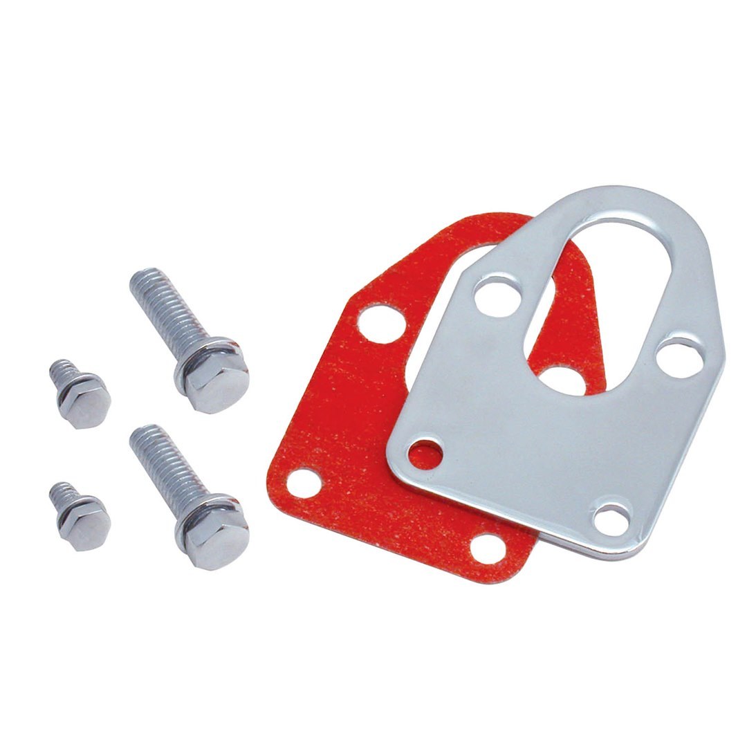 Spectre Fuel Pump Mounting Bracket, For Use with Small Block Chevy 265-400 Mechanical Fuel Pumps, Triple Chrome-Plated, Steel – 42493