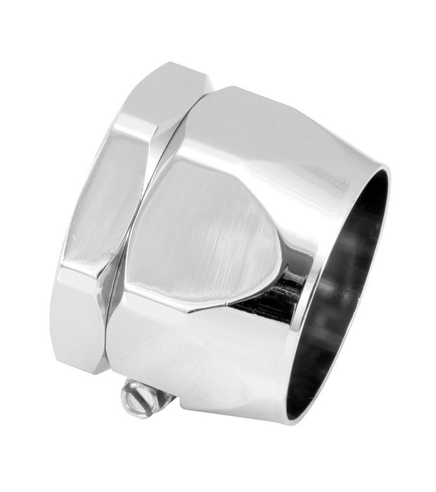 Spectre Hose End Fitting Clamp, Magna Clamp, 20 AN, For Use with 1-1/2 Inch Inside Diameter Radiator Hose, Chrome Plated, Silver – 5168