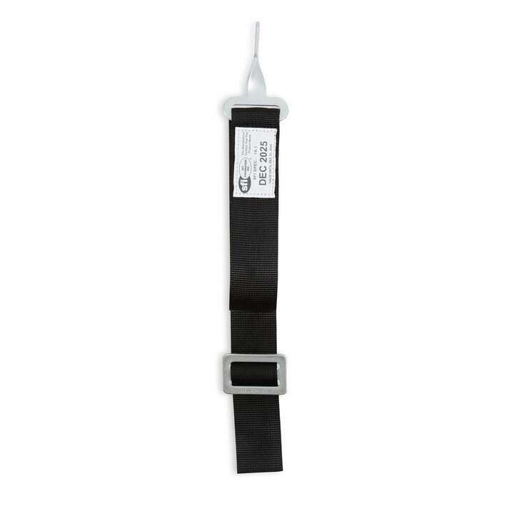 Simpson Race Seat Belt, 16.1 Sfi Rated, Not DOT Street Approved, 5 Point, 3 Inch Width, Latch and Link, Black, Single, 55 Inch Length – 29043BK