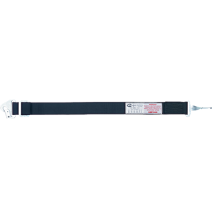 Simpson Race Seat Belt, 16.1 Sfi Rated, Not DOT Street Approved, 1 Point, 2 Inch Width, Latch, Black, Single, 27 Inch Length Submarine Belt – 31012BK