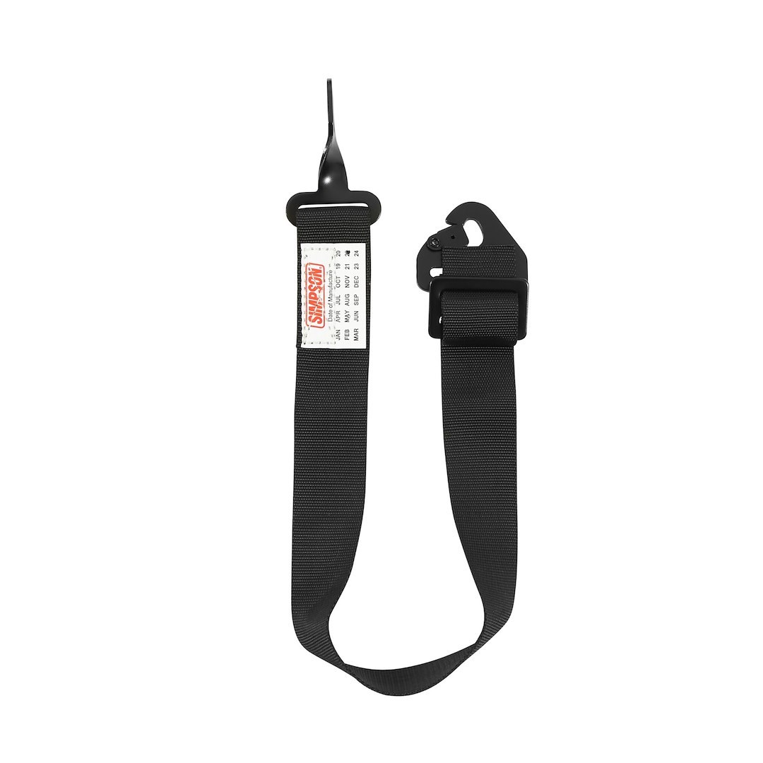 Simpson Race Seat Belt, D3 Off-Road Restraint System, Not DOT Street Approved, 5 Point, 2 Inch Width, Latch and Link, Black, Single – 3B22PIKX
