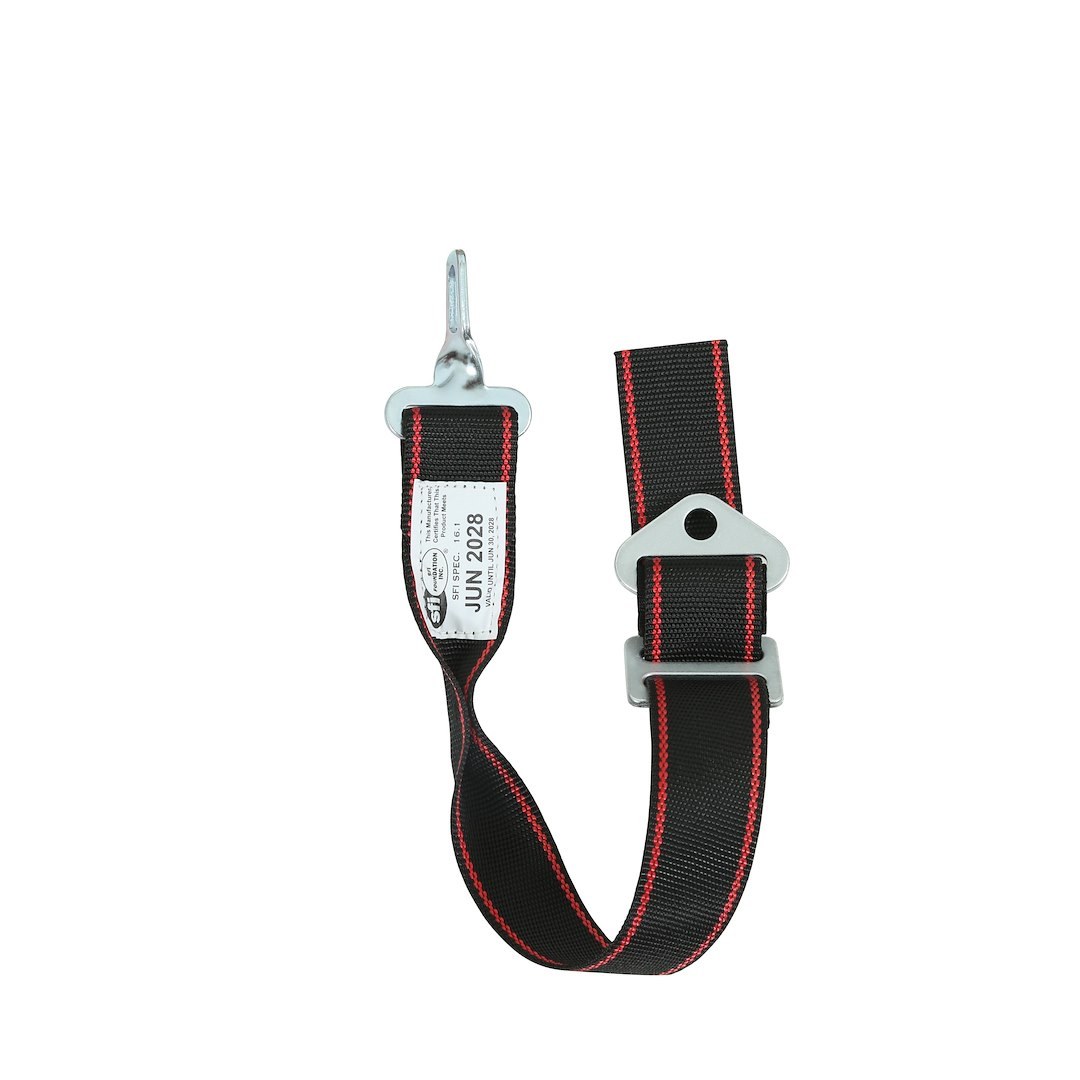 Simpson Race Seat Belt, 16.1 Sfi Rated, Not DOT Street Approved, 5 Point, 3 Inch Width, Latch and Link, Black, Single, 55 Inch Length – SB51204