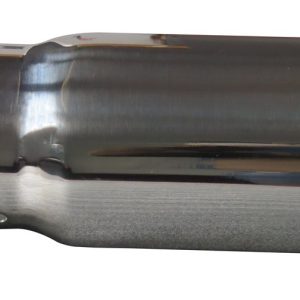 SpeedFX Exhaust Tail Pipe Tip, Fx Exhaust Tail Pipe Tip, 2-1/2 Inch Inlet, 3 Inch Outlet, Polished Stainless Steel, Round, Angled Cut – 201S