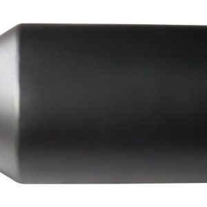 SpeedFX Exhaust Tail Pipe Tip, Fx Exhaust Tail Pipe Tip, 4 Inch Inlet, 6 Inch Outlet, Black Stainless Steel, Round, Angled Cut, Beveled Edge – 408B