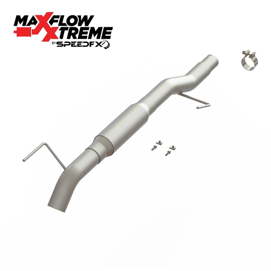 SpeedFX Exhaust System Kit, Maxflow Xtreme Cat Back System, 304 Stainless Steel, With Maxflow Xtreme Muffler, 3 Inch Pipe – 50300