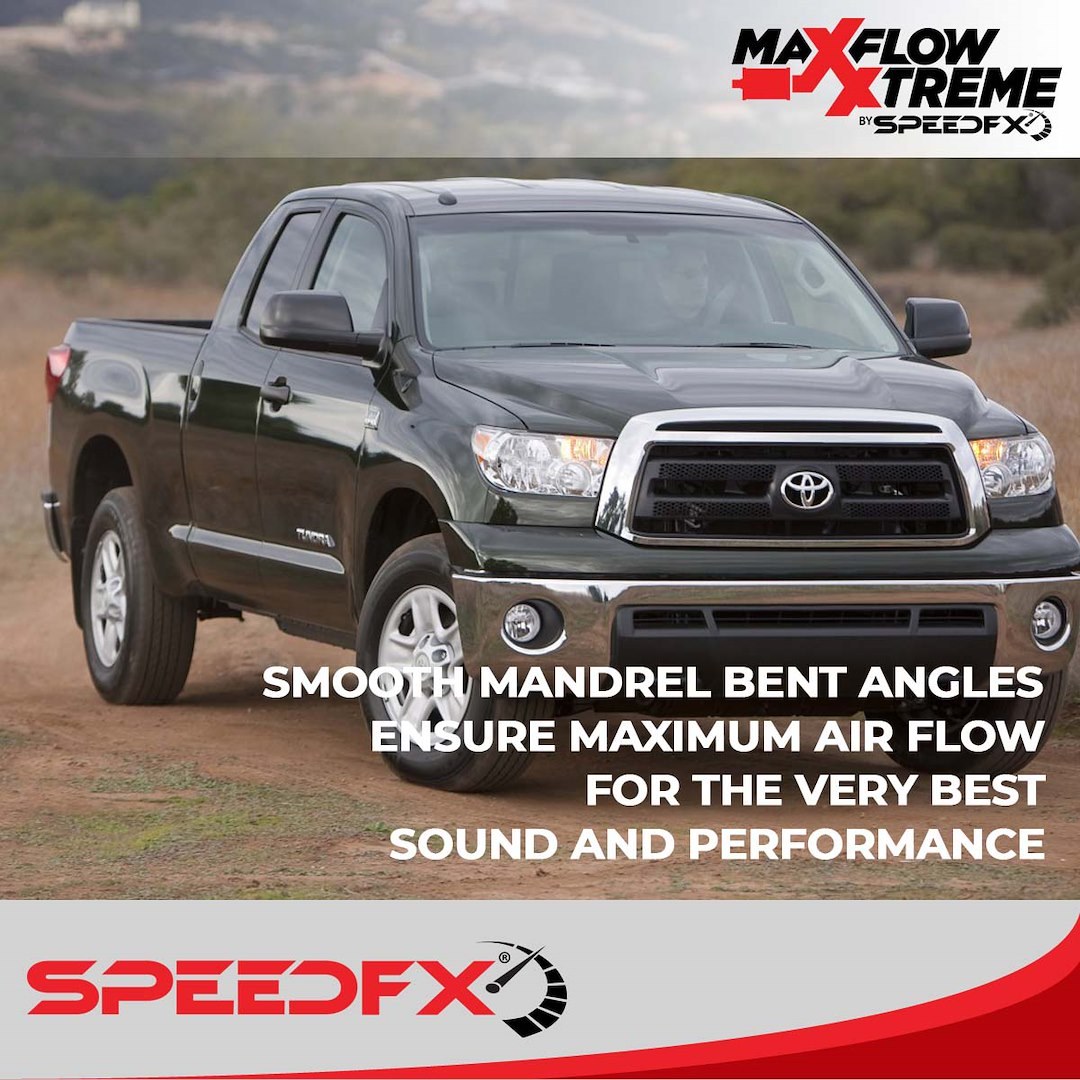 SpeedFX Exhaust System Kit, Maxflow Xtreme Cat Back System, 304 Stainless Steel, With Maxflow Xtreme Muffler, 2-1/2 Inch Inlet Diameter – 50800