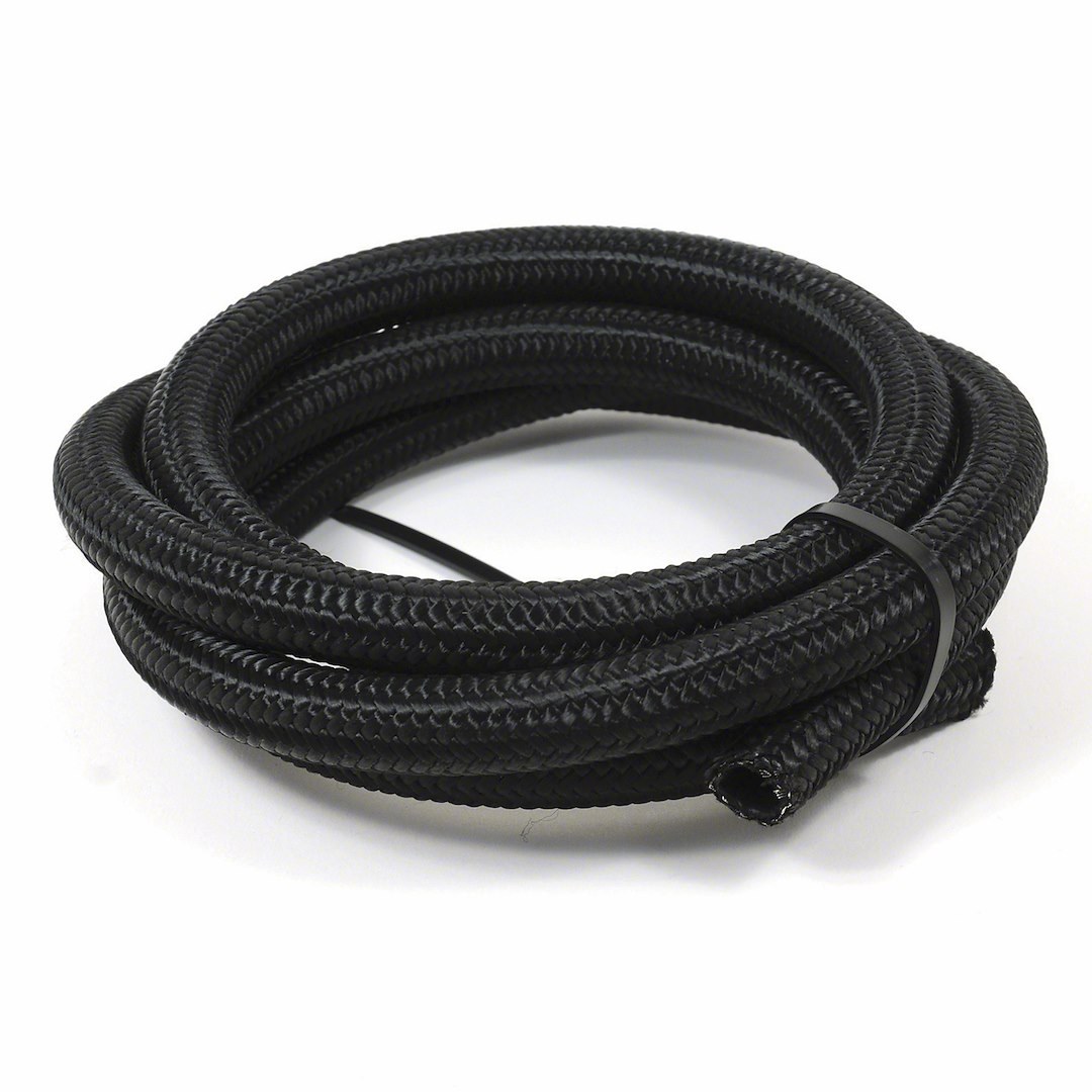 SpeedFX Braided Hose, Use with Fuel/ Oil/ Antifreeze, -4AN, 20 Foot Length, Rated at 750 PSI, Nylon Fiber – 5350420