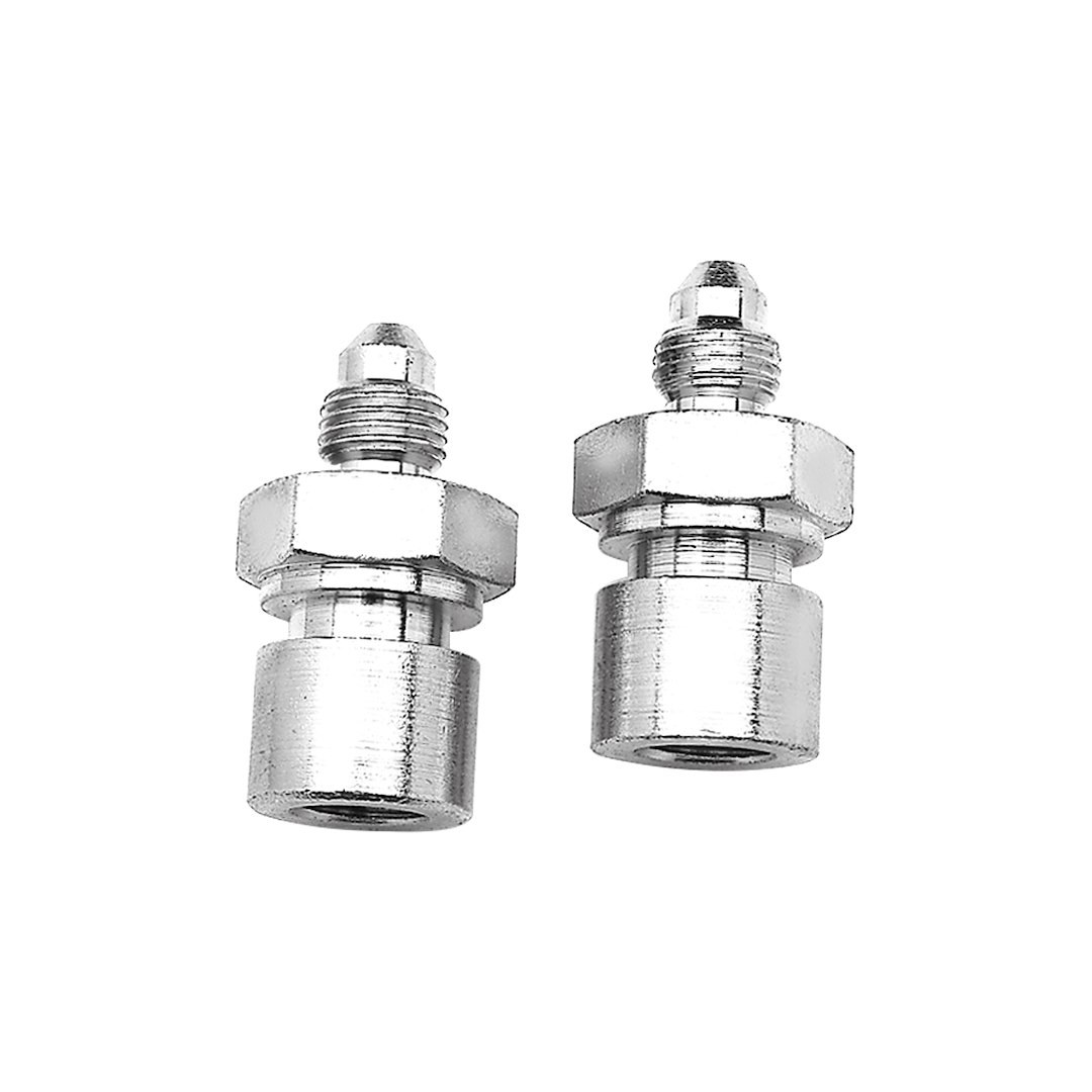 SpeedFX Adapter Fitting, Straight, -3AN X 1/8 Inch NPTF, Chrome Plated, Steel, Single – 5444013