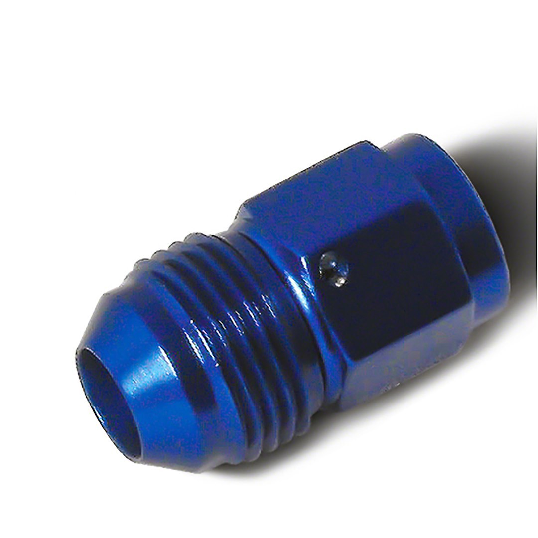SpeedFX Adapter Fitting, Straight, -10AN Female to -12AN Male Expander, Anodized, Blue, Aluminum, Single – 560227BK