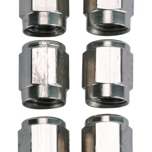 SpeedFX Tube End Fitting Nut, -3AN, Electro Nickel Plated Aluminum – 560318E