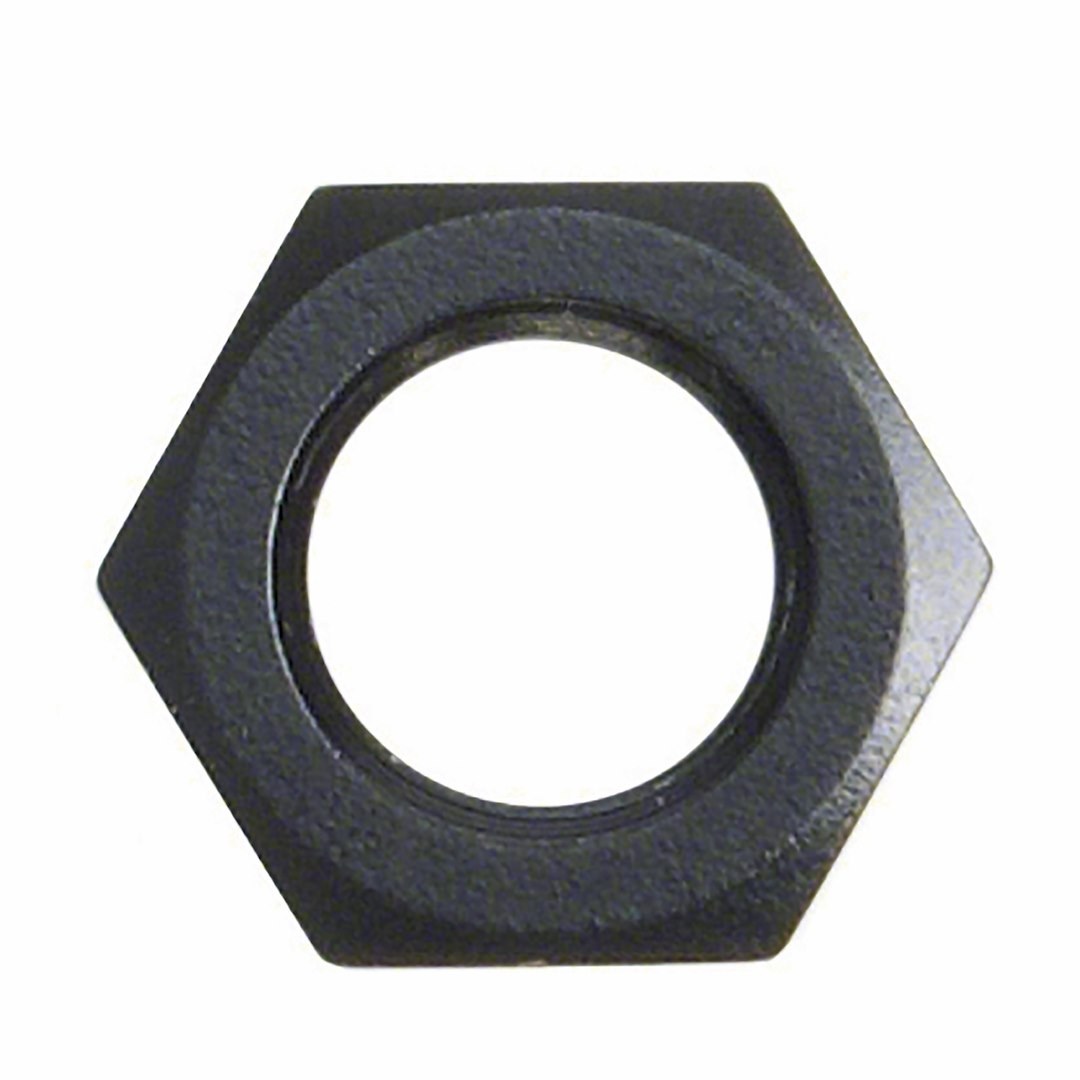 SpeedFX Nut, Bulkhead, -6AN, Black, Anodized Aluminum – 560631BK